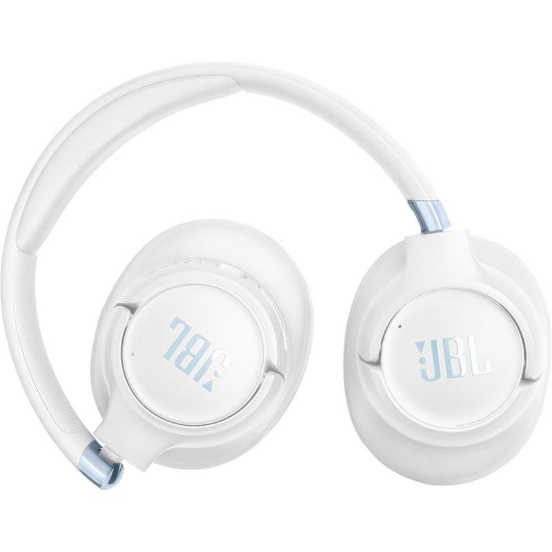 JBL T780 On-Ear Headphones, Active Noise Cancelling, Bluetooth, Built-in Microphone, White — 4