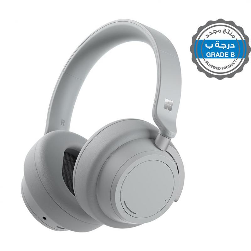 Renewed Grade B Microsoft Surface 2 Over-Ear Headphones, Bluetooth, Built-in Microphone, Grey