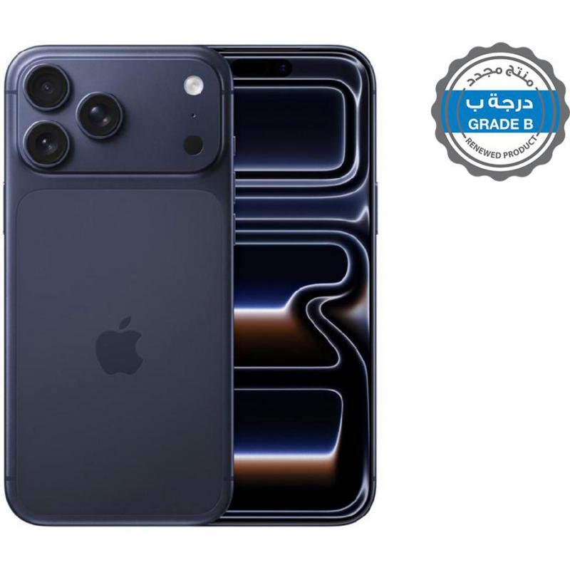 Renewed Grade B Apple iPhone 17 Pro Max, 512 GB, Deep Blue, 5G
