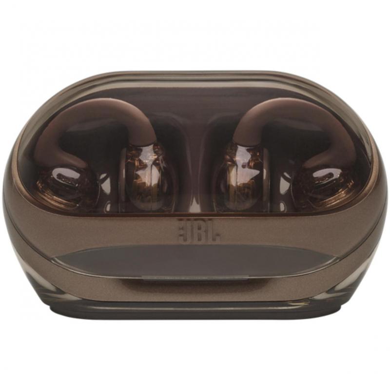 JBL Earbuds, Bluetooth, Built-in Microphone, Brown