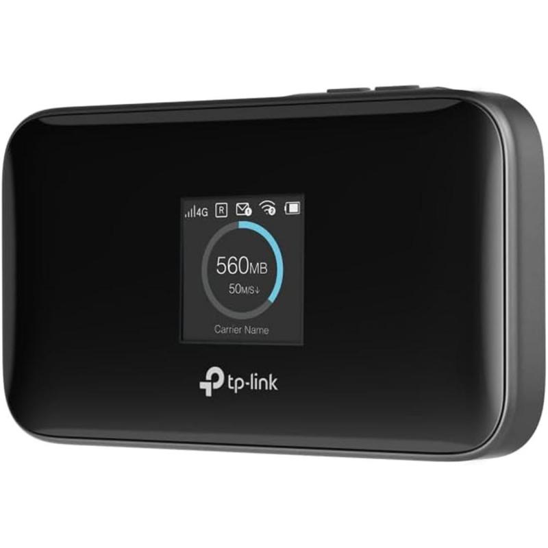 TP-Link M7750 4G Portable Router, up to 600 Mbps, up to 32 Devices, Dual Band (2.4 GHz/5 GHz), Wireless (802.11 a/b/g/n/ac), Black — 2