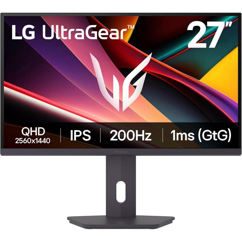 LG 27G610AB 27" Gaming Monitor, LED, 200 Hz, 1ms (GtG), Black