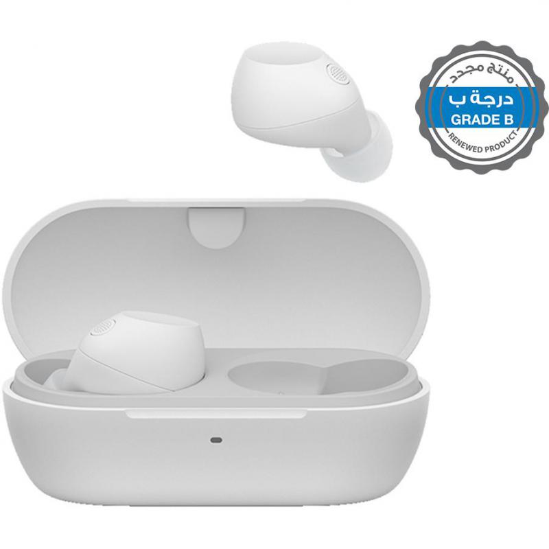 Renewed Grade B Sony WF-C710N Earbuds, Noise Cancelling, Bluetooth, USB (Charging), Built-in Microphone, White