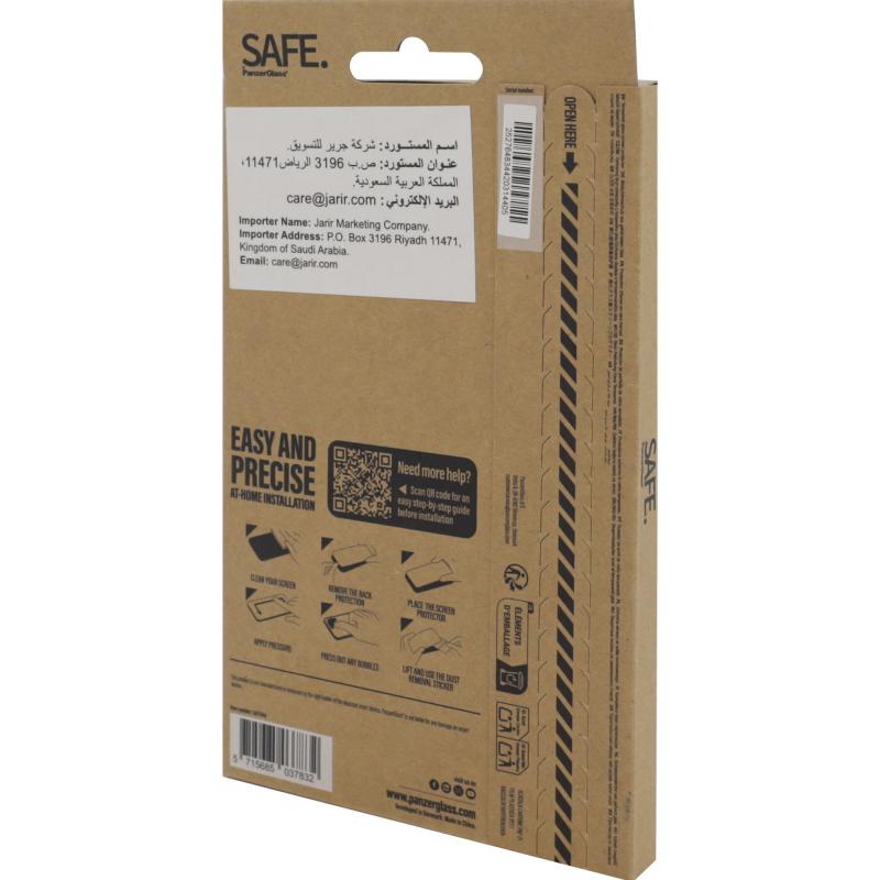 PanzerGlass SAFE Case Friendly Smartphone Screen Protector, for Tecno Spark 40, Tempered Glass, Edge-to-Edge — 2