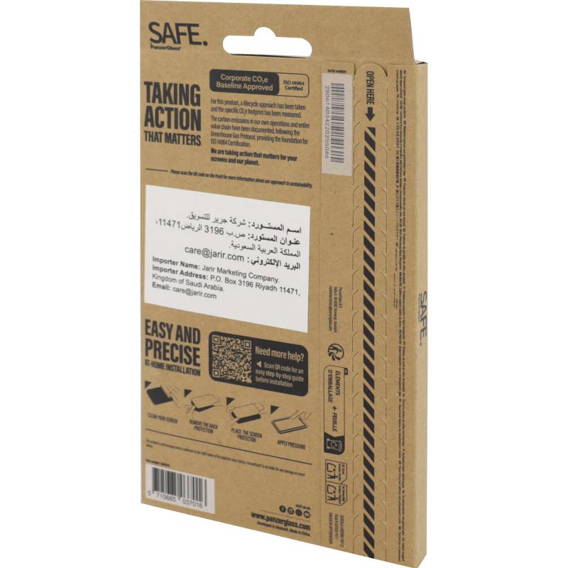 PanzerGlass SAFE Case Friendly Smartphone Screen Protector, for Honor Magic8 Pro, Tempered Glass, Edge-to-Edge, Black — 2