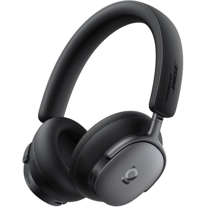 Baseus Inspire XH1 Over-Ear Headphones, Active Noise Cancelling, Bluetooth, USB-C (Charging), Built-in Microphone, Black