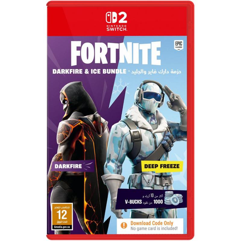 Fortnite Darkfire & Ice Bundle, Switch 2 (Games), Action & Adventure, Game Card