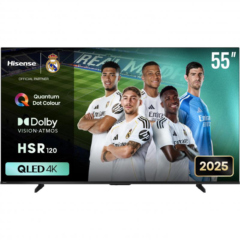 Hisense 55" Smart TV, 4K QLED, 60 Hz, Black, Q61Q