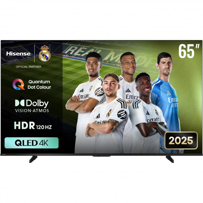 Hisense 65" Smart TV, 4K QLED, 60 Hz, Black, Q61Q