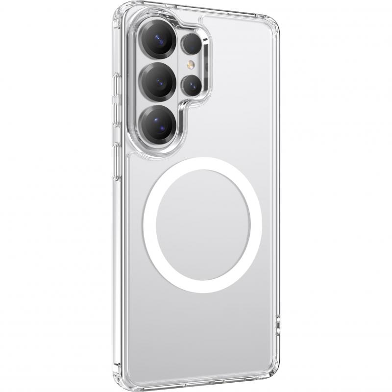 Raptic Air Clear Back Cover Mobile Case with MagSafe, for Samsung Galaxy S26 Ultra, Clear