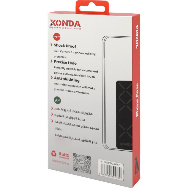 Xonda Back Cover Mobile Case with Strap, for Oppo A6X, Clear — 2