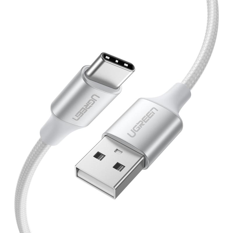 Ugreen USB-A to USB-C Sync & Charge Cable, 1.00 m ( 3.28 ft ), White