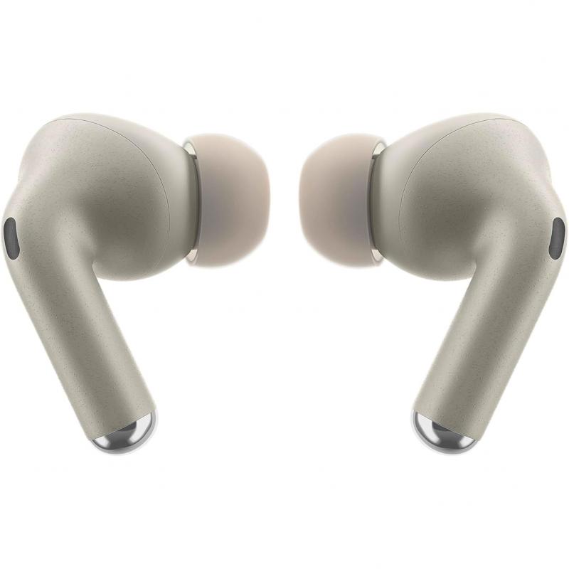 Motorola moto buds+ Earbuds, Active Noise Cancelling, Bluetooth, USB (Charging), Built-in Microphone, Beach Sand — 3