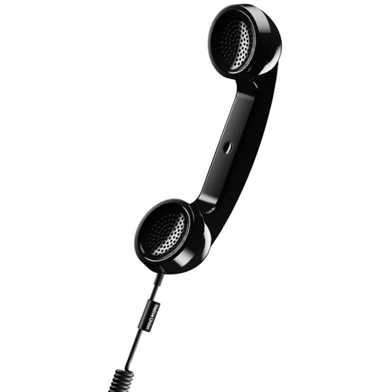 Native Union POP Phone Handset, Wired, USB-C, Built-in Microphone, Black