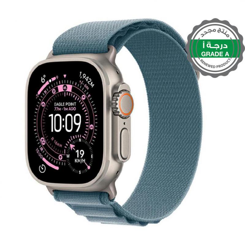 Renewed Grade A Apple Watch Ultra 3, GPS + Cellular, Natural Titanium Case/Alpine Loop