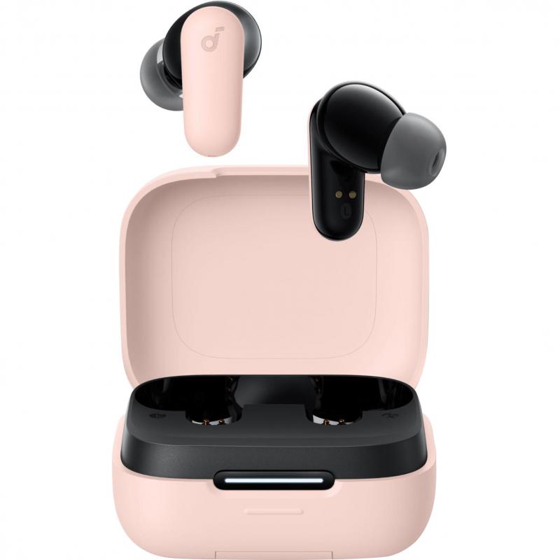 Anker Soundcore R50i NC Earbuds, Active Noise Cancelling, Bluetooth, USB (Charging), Built-in Microphone, Pink
