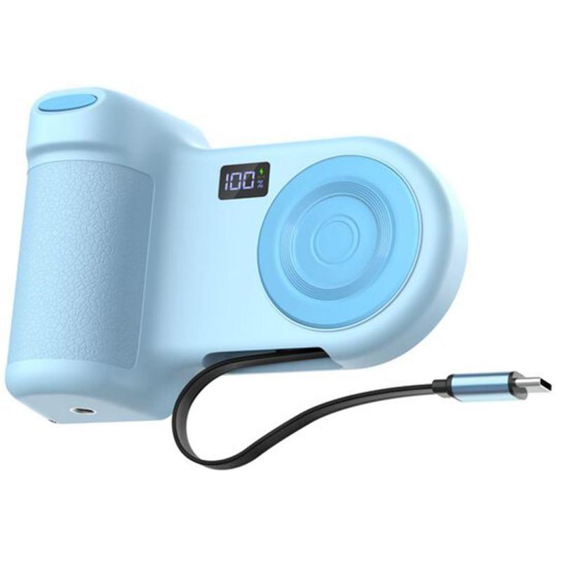 Belkin Stage PowerGrip Magnetic Charging Camera Grip with Power Bank, Fast Battery Charging, 9300 mAh, Single USB-C, Blue