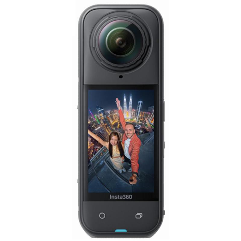 Insta360 X5 Travel bundle Action Cam, 360 Mode: 8K@30/25/24fps - Single-Lens Mode: 4K@60/50/30/25/24fps, Black