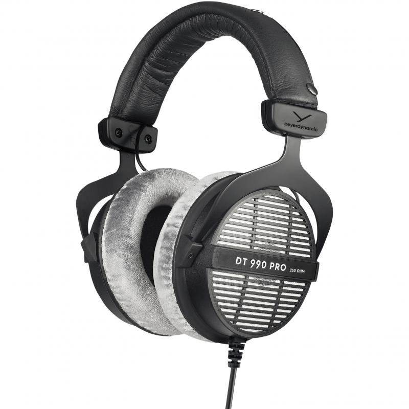 Beyerdynamic DT 990 Pro Studio Over-Ear Headphones, Wired, 3.5 mm Connector, Black/Grey