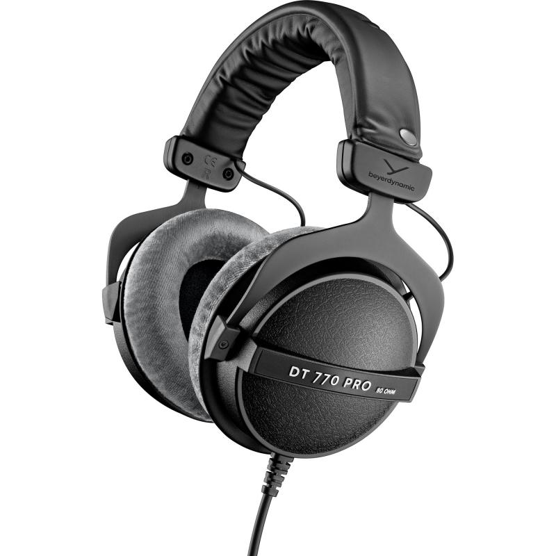 Beyerdynamic DT 770 Pro Studio Over-Ear Headphones, Wired, 3.5 mm Connector, Black/Grey