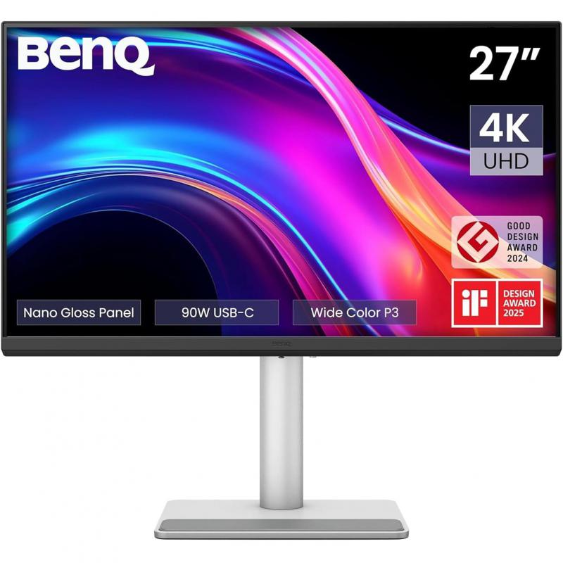 BenQ MA270UP 27" Monitor, LED, 4K UHD (Ultra HD), 60 Hz, 5ms (GtG), Built-in Dual Speaker (2 X 3W), Black/White