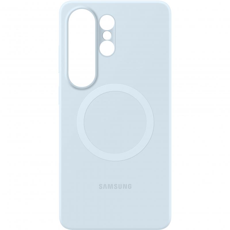 Samsung Silicone Magnet Back Cover Mobile Case with MagSafe, for Samsung Galaxy S26 Ultra, Blue