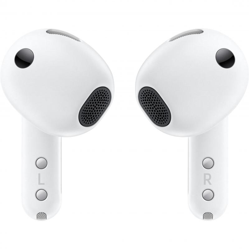 Samsung Galaxy Buds4 Earbuds, Active Noise Cancelling, Bluetooth, USB (Charging), Built-in Microphone, White