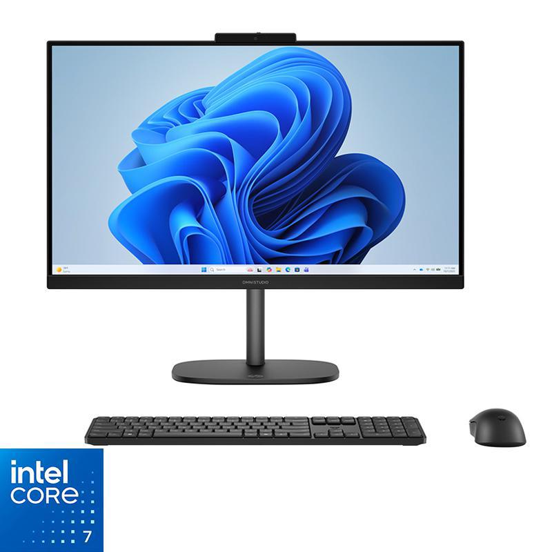 HP All-in-One Desktop Computer, 23.8", Intel Core 7, 16 GB RAM, 512 GB PCIe NVMe M.2 SSD, Intel Graphics
