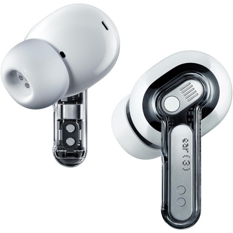 Nothing Earbuds, Bluetooth, Built-in Microphone, White