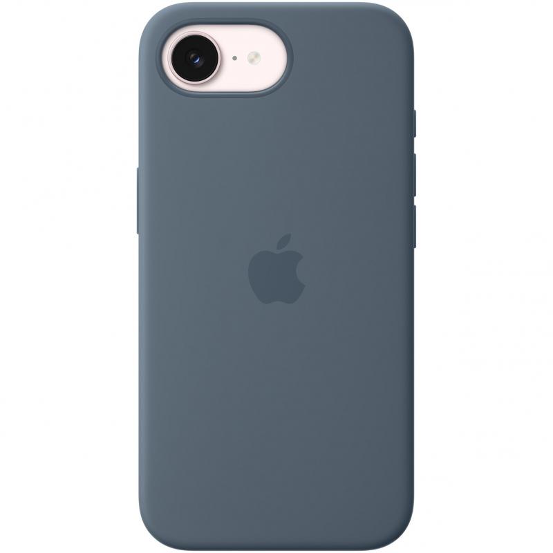 Silicone Back Cover Mobile Case with MagSafe, for iPhone 17e, Anchor Blue