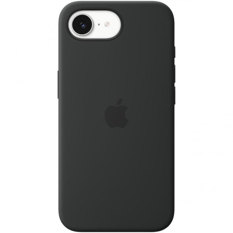 Apple Silicone Back Cover Mobile Case with MagSafe, for iPhone 17e, Black