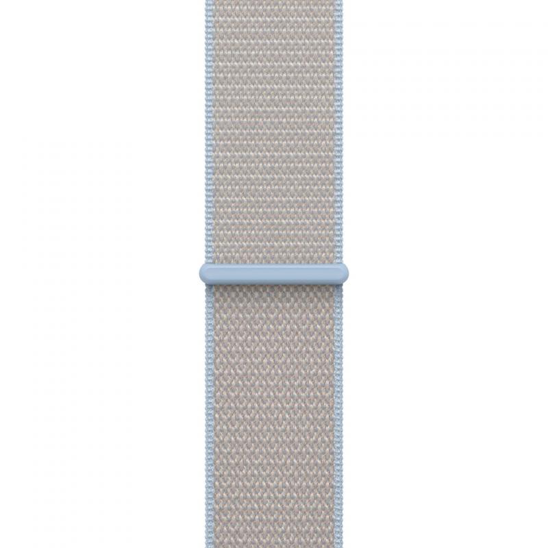 Apple Sport Loop Wrist Strap, for Apple Watch SE 40 3rd Gen/Watch SE 40 2nd Gen, Woven Nylon, Regular Band Size, Mist Blue