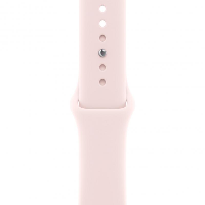 Apple Sport Band Wrist Strap, for Apple Watch SE 40 3rd Gen/Watch SE 40 2nd Gen, Fluoroelastomer, Small/Medium Band Size, Soft Pink