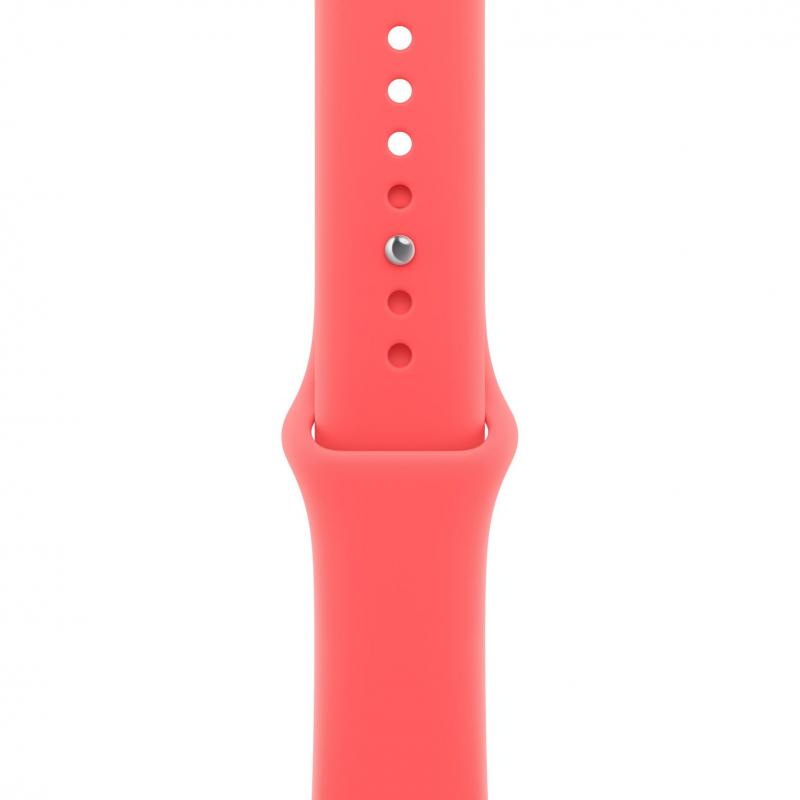 Apple Sport Band Wrist Strap, for Watch Ultra 3/Watch Ultra 2/Watch Series 11 46/Watch Series 10 46, Fluoroelastomer, Small/Medium Band Size, Soft Pink