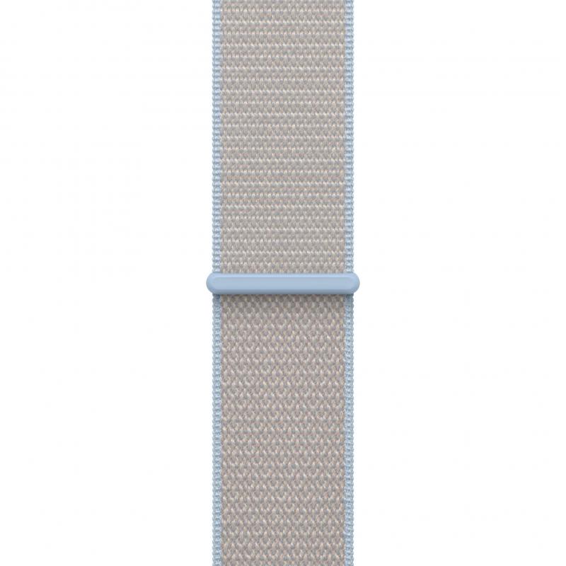 Apple Sport Loop Wrist Strap, for Apple Watch Series 11 42/Watch Series 10 42, Woven Nylon, Regular Band Size, Mist Blue