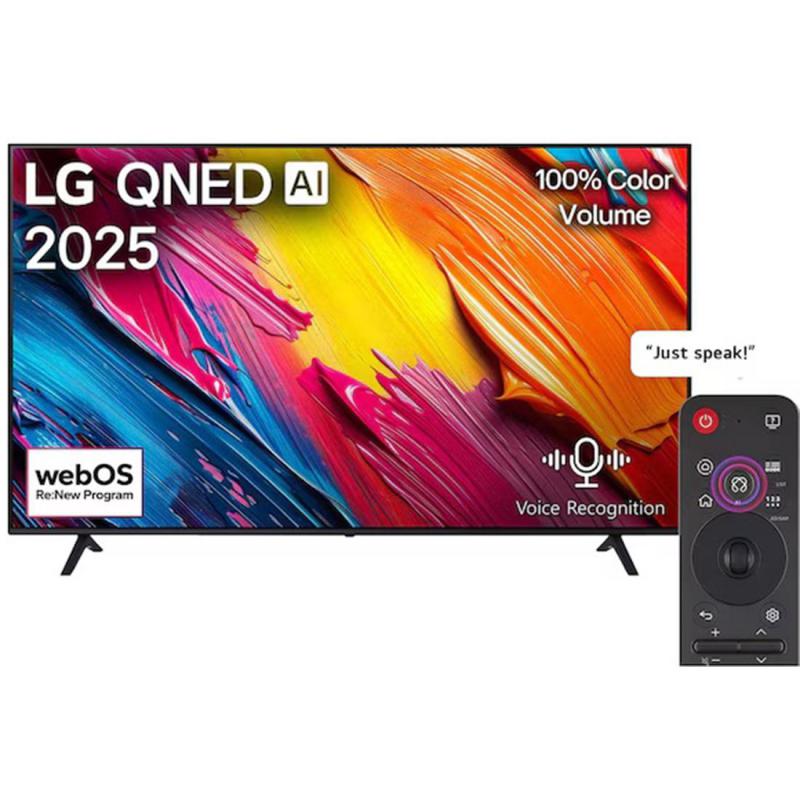 LG 86" Smart TV, 4K QNED, 60 Hz, Black, QNED70